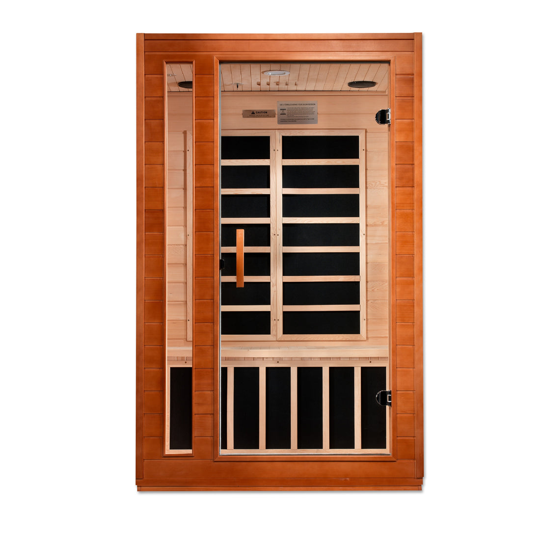Dynamic Cordoba 2-Person Low EMF Far-Infrared Sauna - Canadian Hemlock