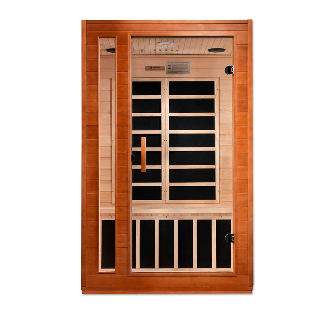 Dynamic Cordoba 2-Person Low EMF Far-Infrared Sauna - Canadian Hemlock