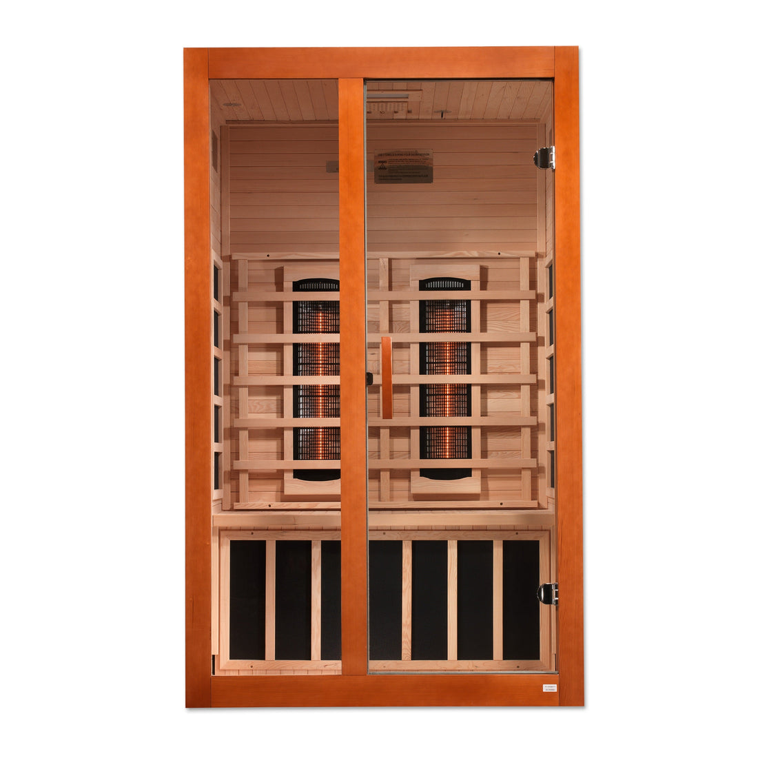 Dynamic Santiago 2-Person Full-Spectrum Infrared Sauna, Canadian Hemlock