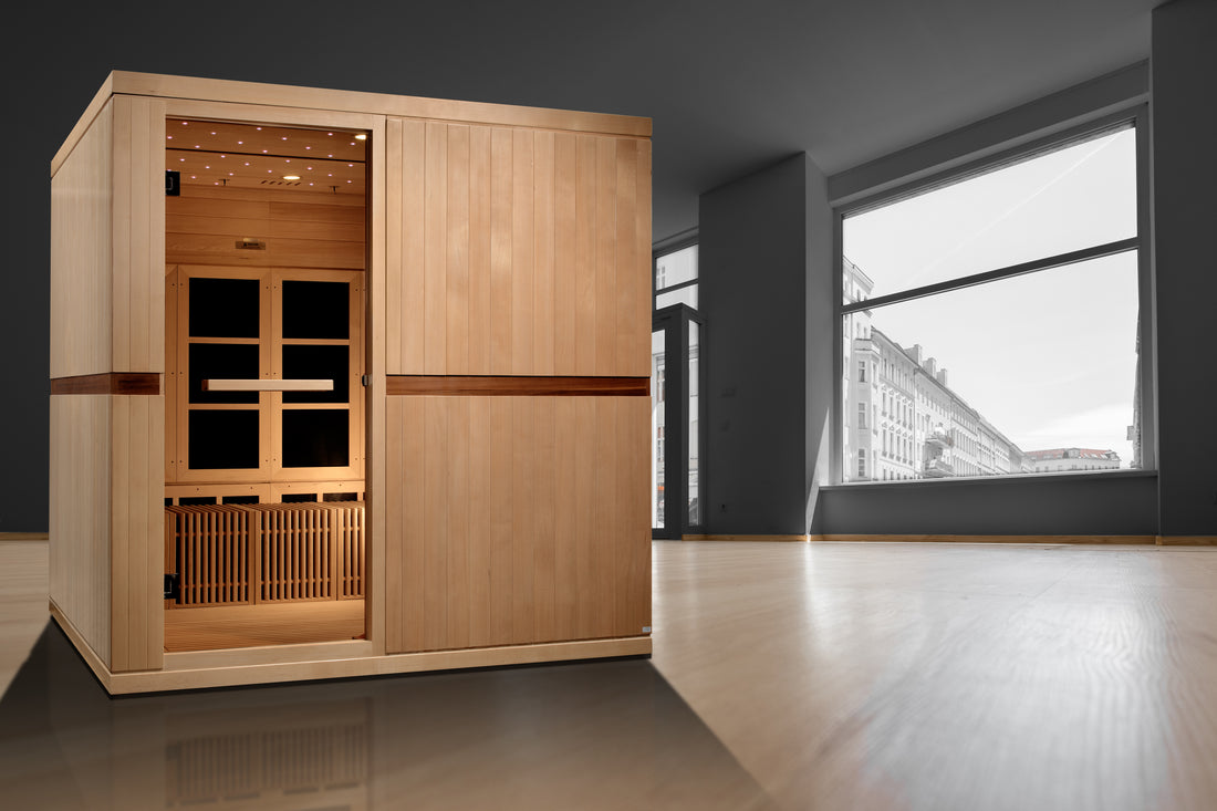 Golden Designs "Catalonia" 8-Person Near Zero EMF FAR Infrared Sauna