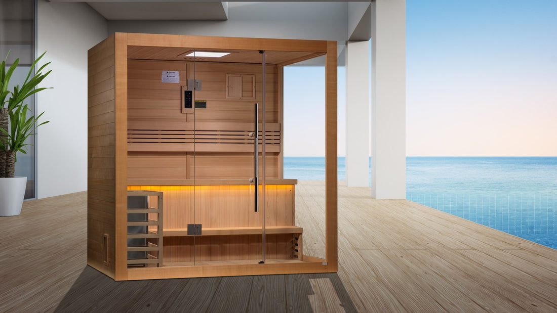 Golden Designs Forssa 3-Person Traditional Steam Sauna