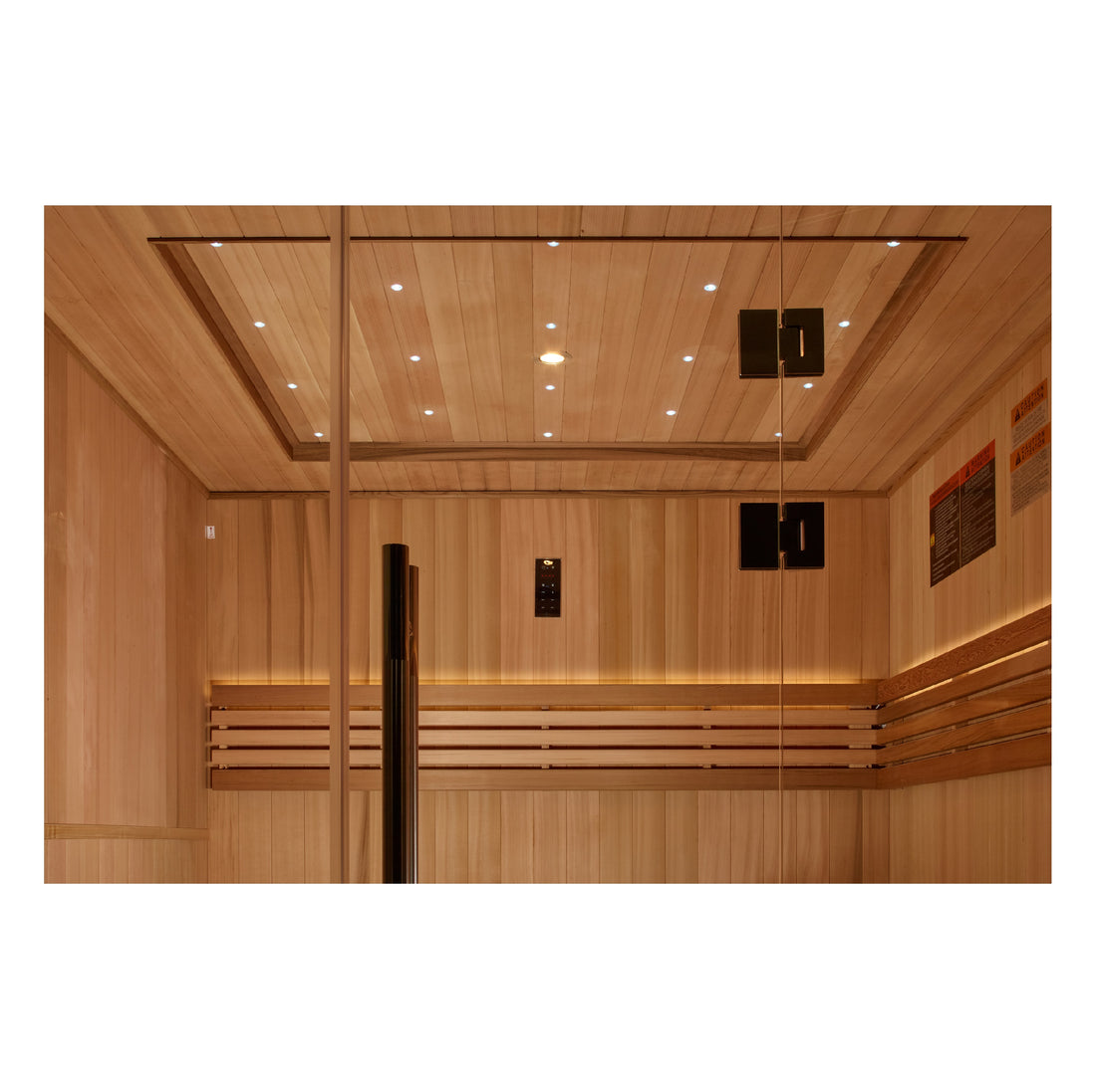 Golden Designs Osla Edition 6-Person Traditional Steam Sauna, Canadian Red Cedar