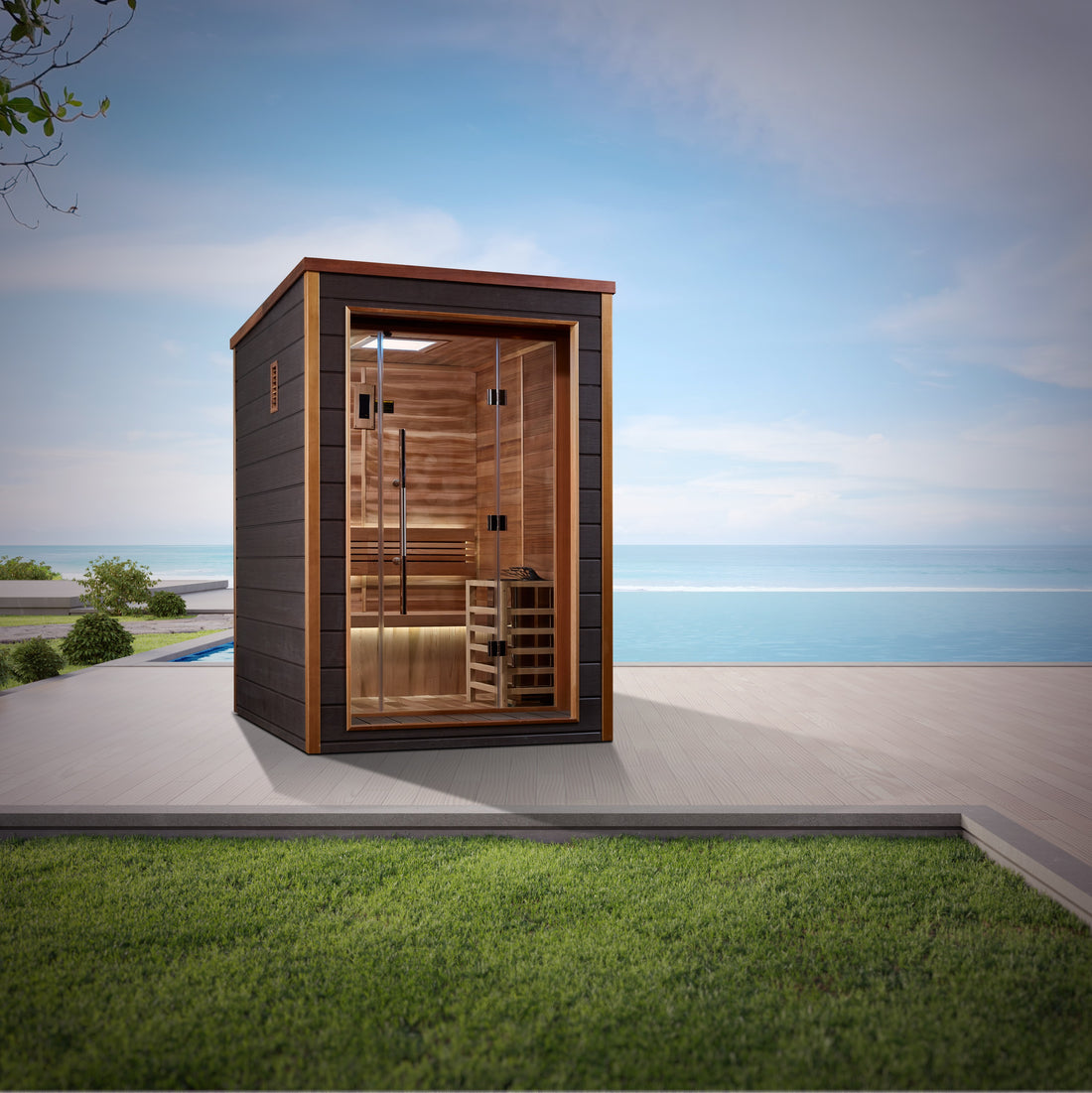 Golden Designs "Narvik" 2-Person Outdoor/Indoor Traditional Steam Sauna