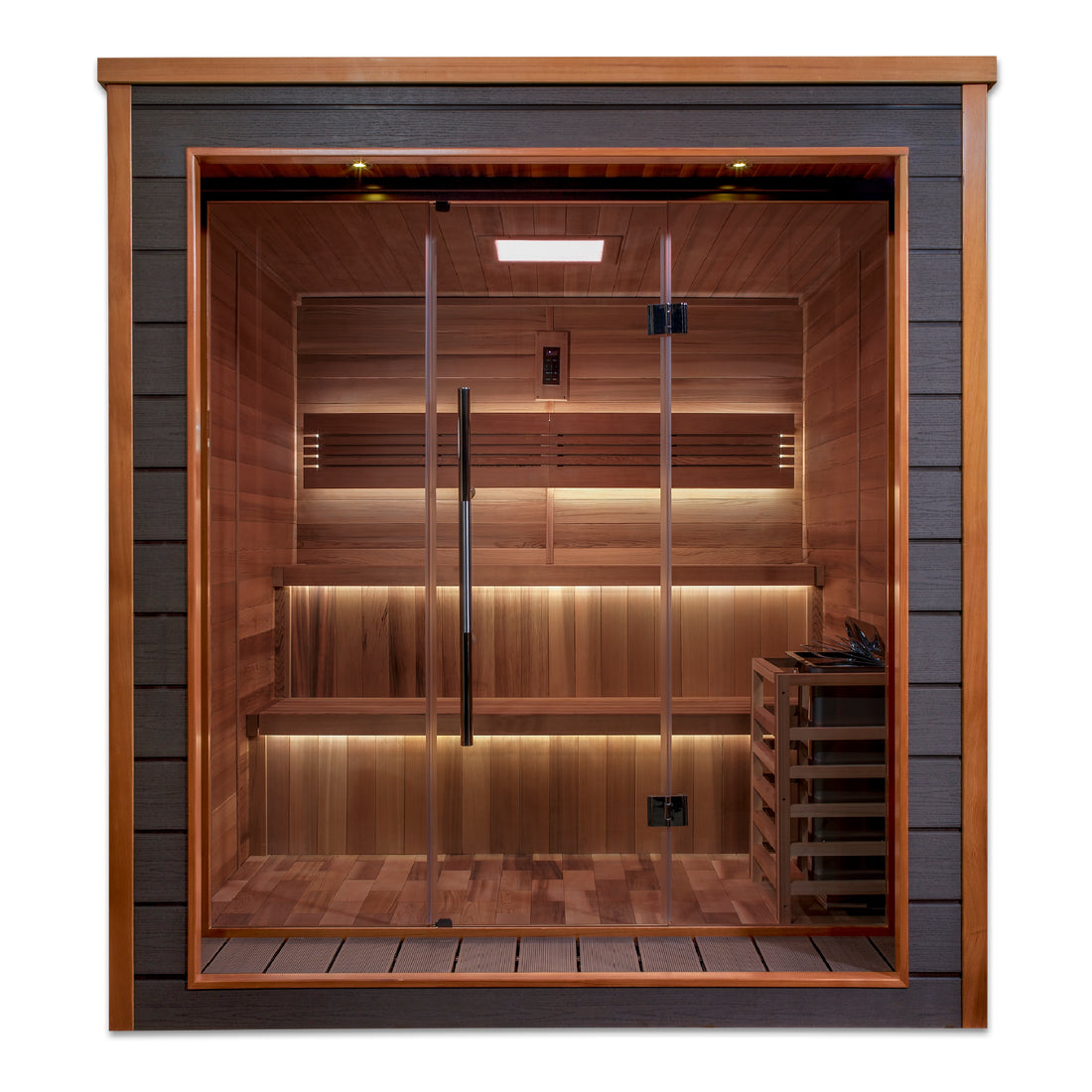 Golden Designs "Bergen" 6-Person Outdoor/Indoor Traditional Steam Sauna
