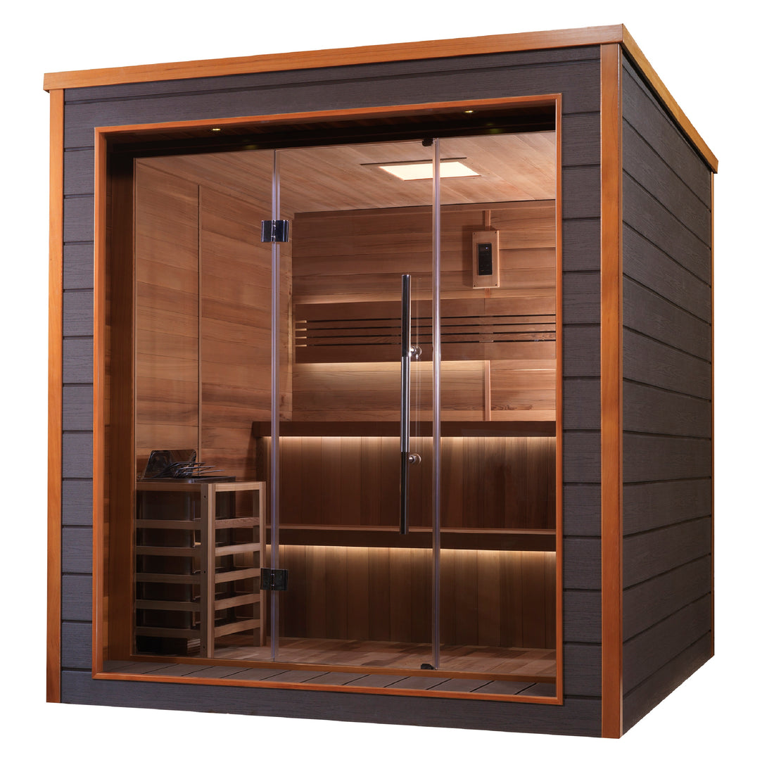 Golden Designs "Bergen" 6-Person Outdoor/Indoor Traditional Steam Sauna