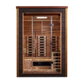 Golden Designs Nora 2-Person Indoor/Outdoor Hybrid Full-Spectrum Sauna