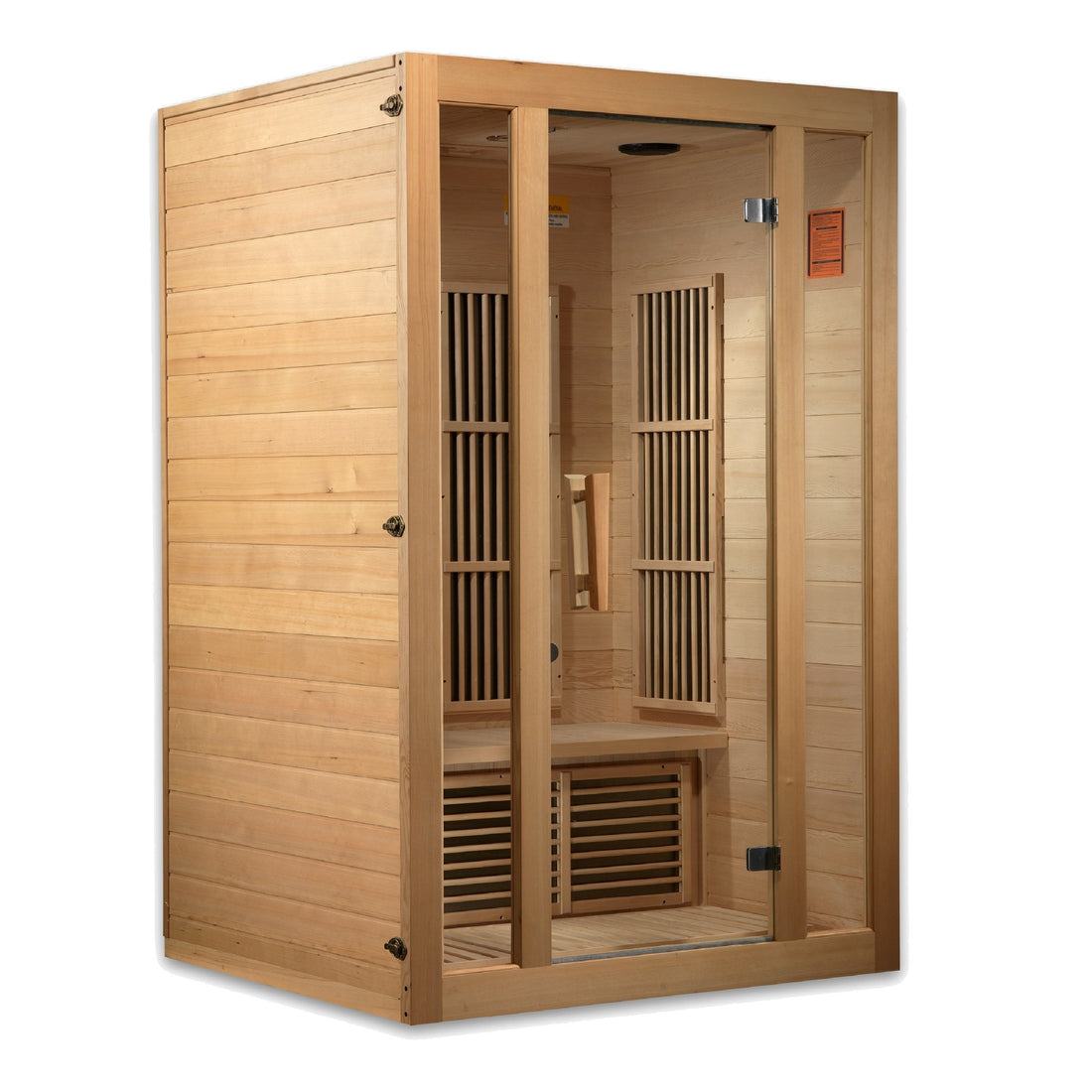 Maxxus Seattle 2-Person Far-Infrared Sauna, Canadian Hemlock