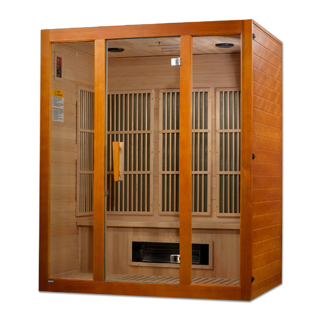 Maxxus Alpine 3-Person Far-Infrared Sauna, Canadian Hemlock