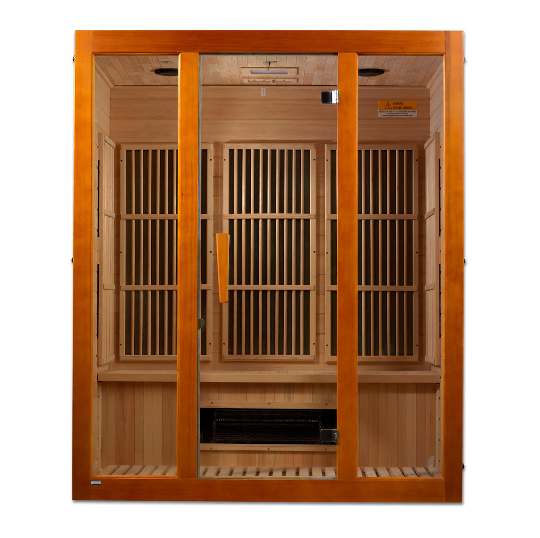 Maxxus Alpine 3-Person Far-Infrared Sauna, Canadian Hemlock