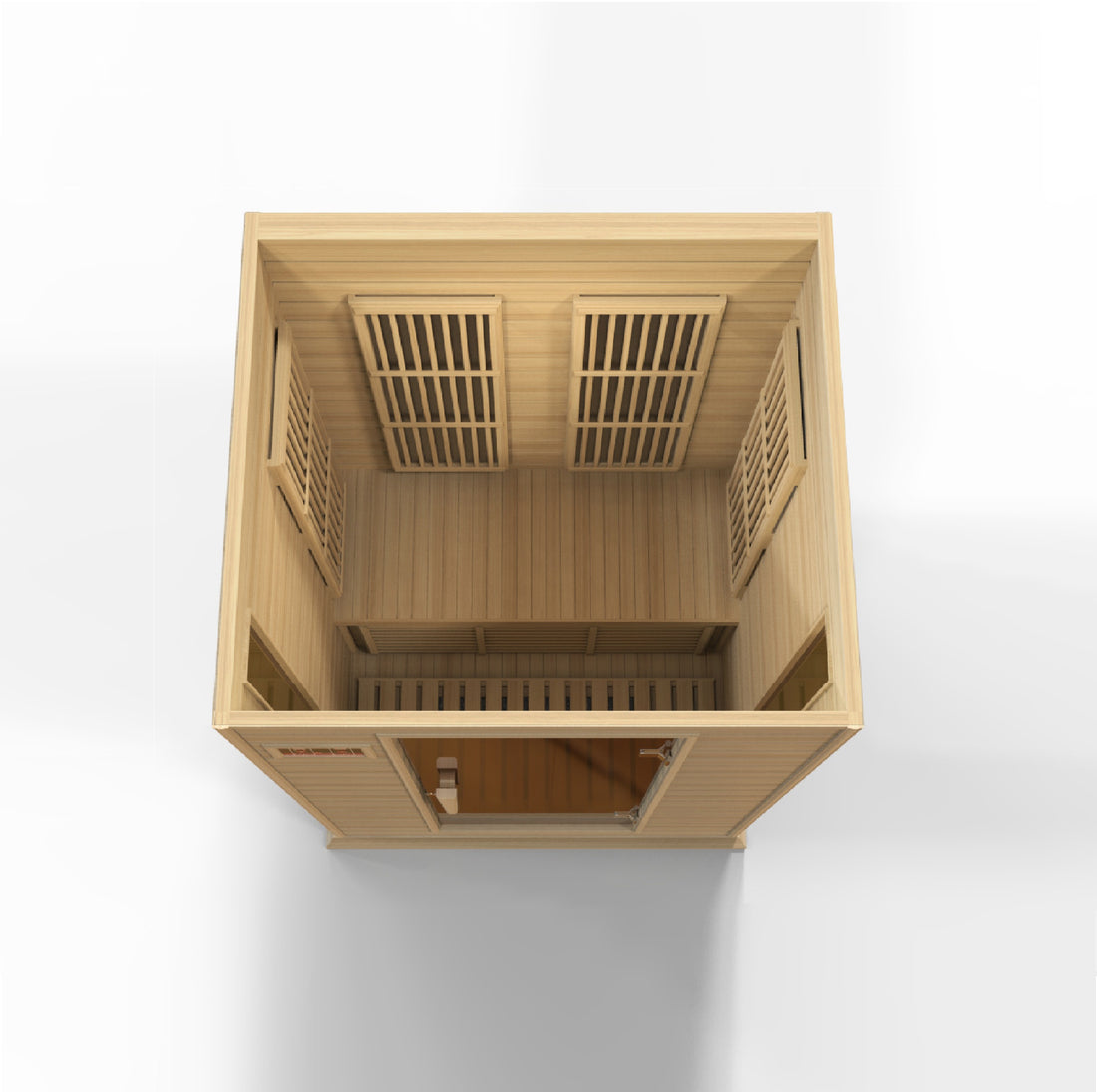 Maxxus K206 2-Person Low-EMF Far-Infrared Sauna, Canadian Hemlock