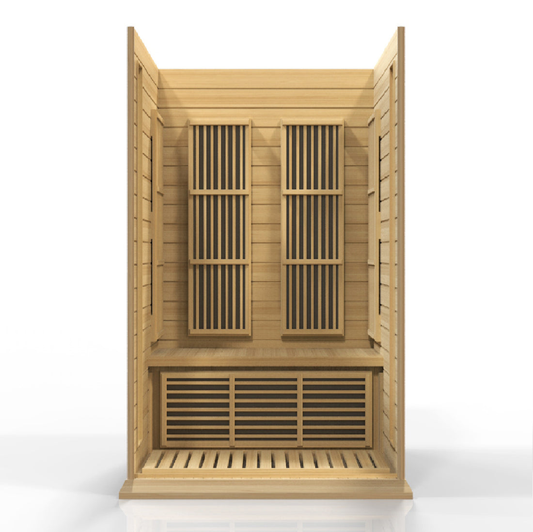 Maxxus K206 2-Person Low-EMF Far-Infrared Sauna, Canadian Hemlock