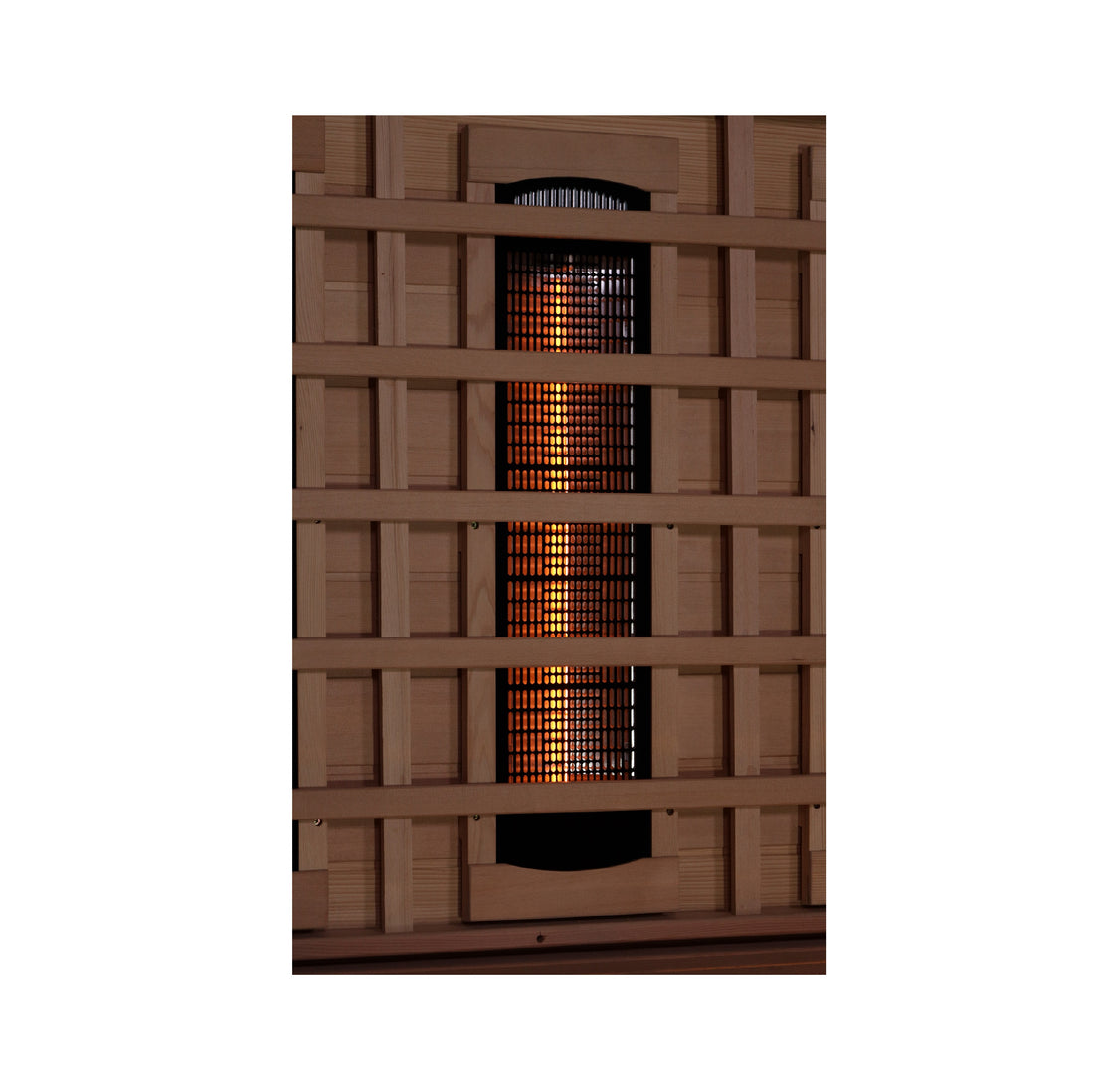 Golden Designs Reserve Edition 3-Person Full Spectrum Near Zero EMF Sauna with Himalayan Salt Bar
