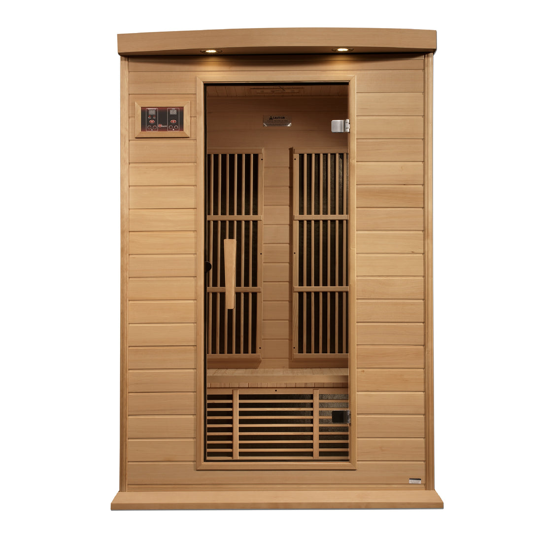 Maxxus K206 2-Person Near-Zero EMF Far-Infrared Sauna, Canadian Hemlock