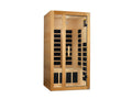 Dynamic Gracia 1-Person Low-EMF Far-Infrared Sauna, Canadian Hemlock