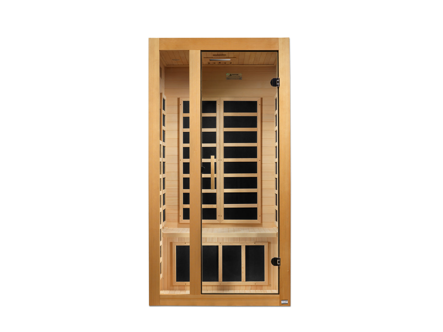 Dynamic Gracia 1-Person Low-EMF Far-Infrared Sauna, Canadian Hemlock