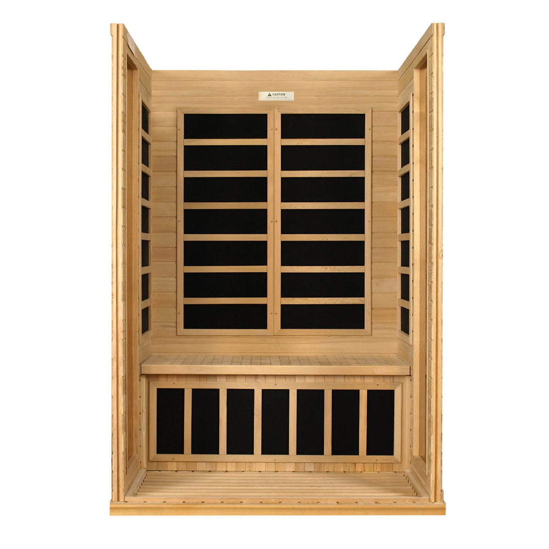Dynamic Versailles 2-Person Far-Infrared Sauna, Canadian Hemlock