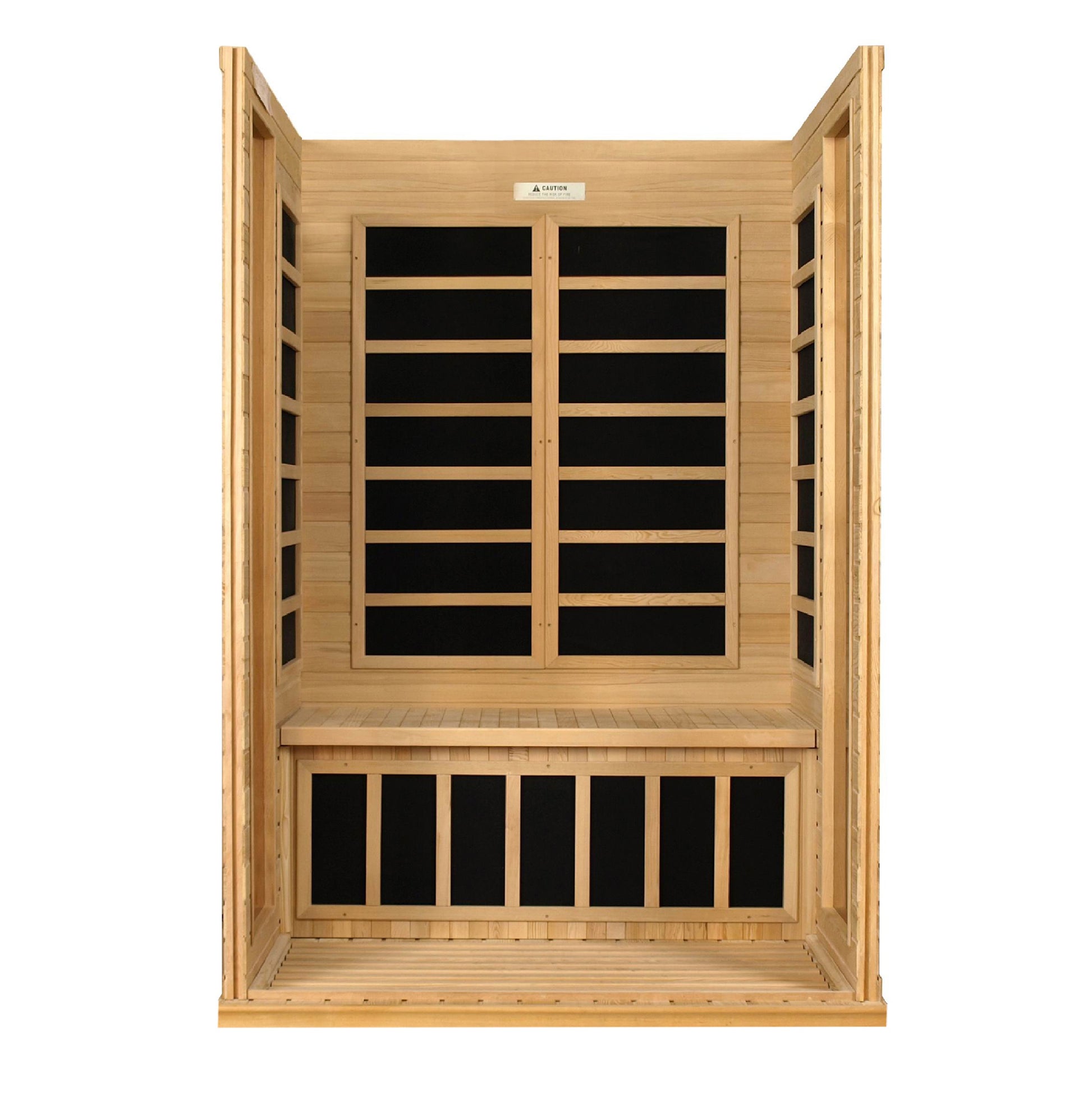 Dynamic Versailles 2-Person Far-Infrared Sauna, Canadian Hemlock