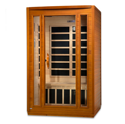 Dynamic San Marino 2-Person Far-Infrared Sauna, Canadian Hemlock