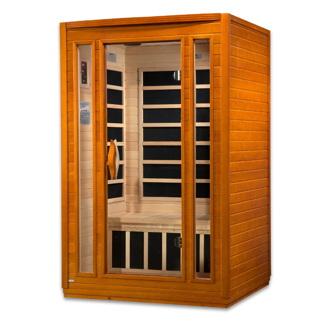 Dynamic San Marino 2-Person Far-Infrared Sauna, Canadian Hemlock