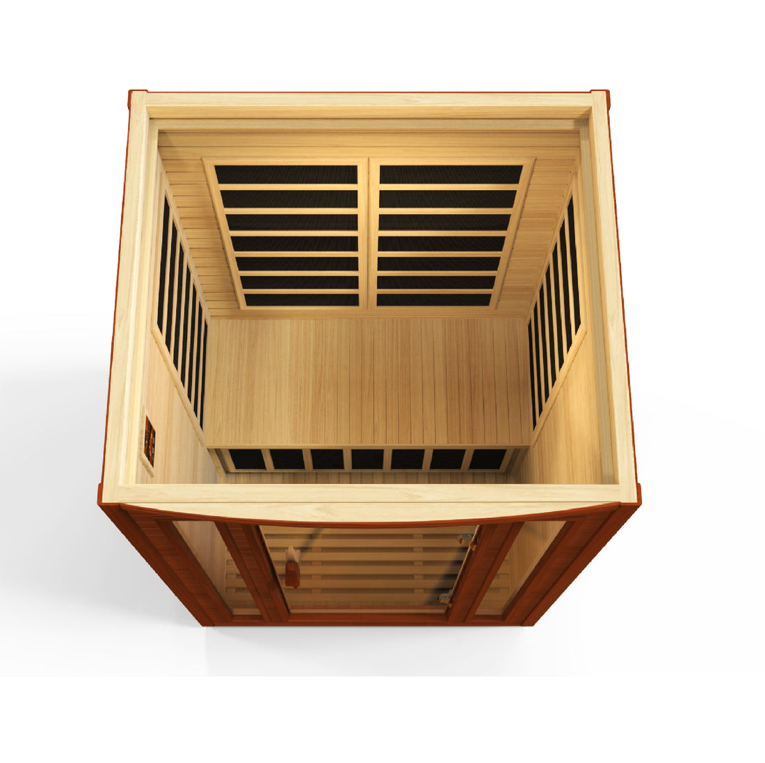 Dynamic San Marino 2-Person Far-Infrared Sauna, Canadian Hemlock