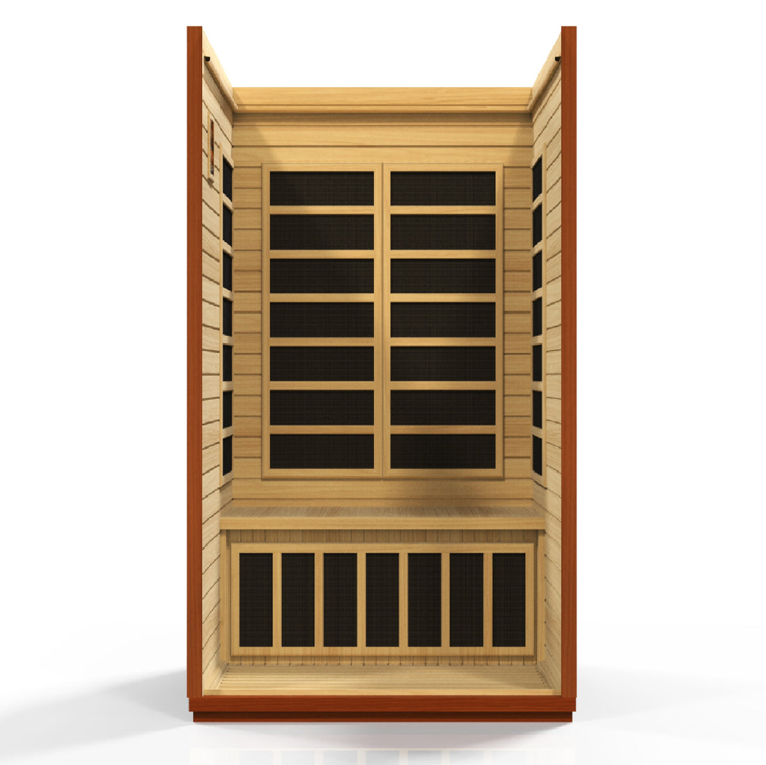 Dynamic San Marino 2-Person Far-Infrared Sauna, Canadian Hemlock