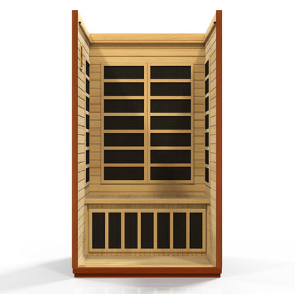 Dynamic San Marino 2-Person Far-Infrared Sauna, Canadian Hemlock