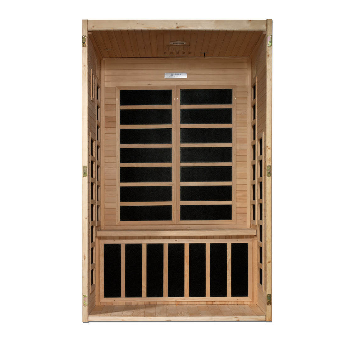 Dynamic Santiago 2-Person Low-EMF Far-Infrared Sauna, Canadian Hemlock