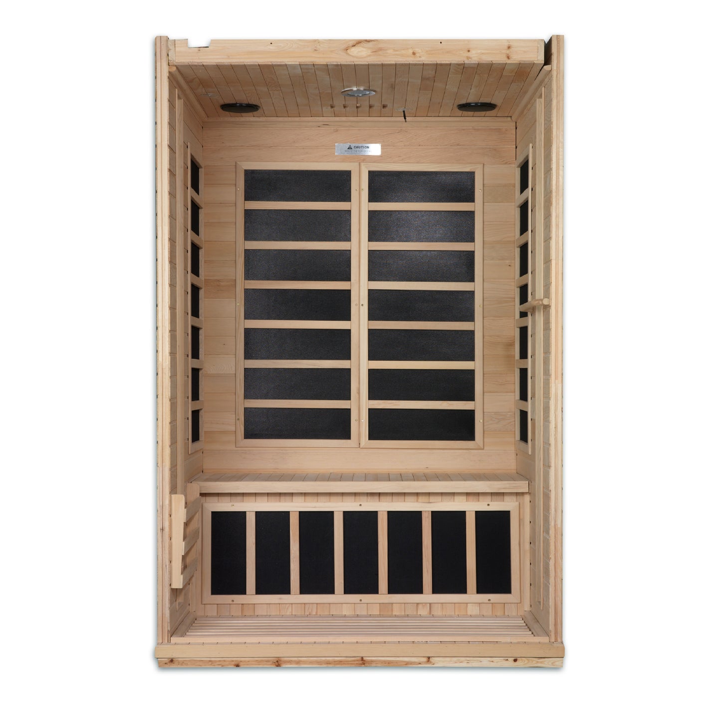 Dynamic Venice 2-Person Low-EMF Far-Infrared Sauna, Canadian Hemlock