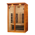 Dynamic Llumeneres 2-Person Full-Spectrum Infrared Sauna, Near-Zero EMF