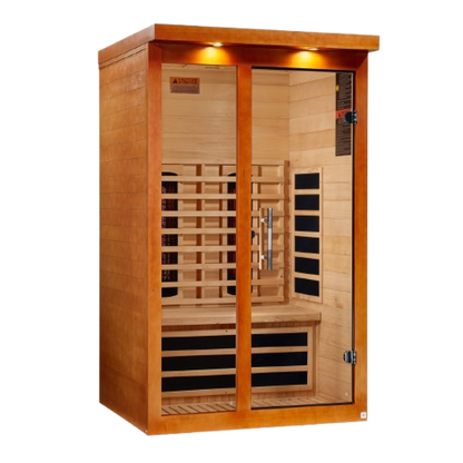 Dynamic Llumeneres 2-Person Full-Spectrum Infrared Sauna, Near-Zero EMF