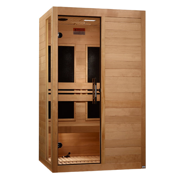 Dynamic Lucca 2-Person Infrared Sauna, Canadian Hemlock