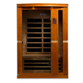 Dynamic Vittoria 2-Person Low-EMF Far-Infrared Sauna, Canadian Hemlock
