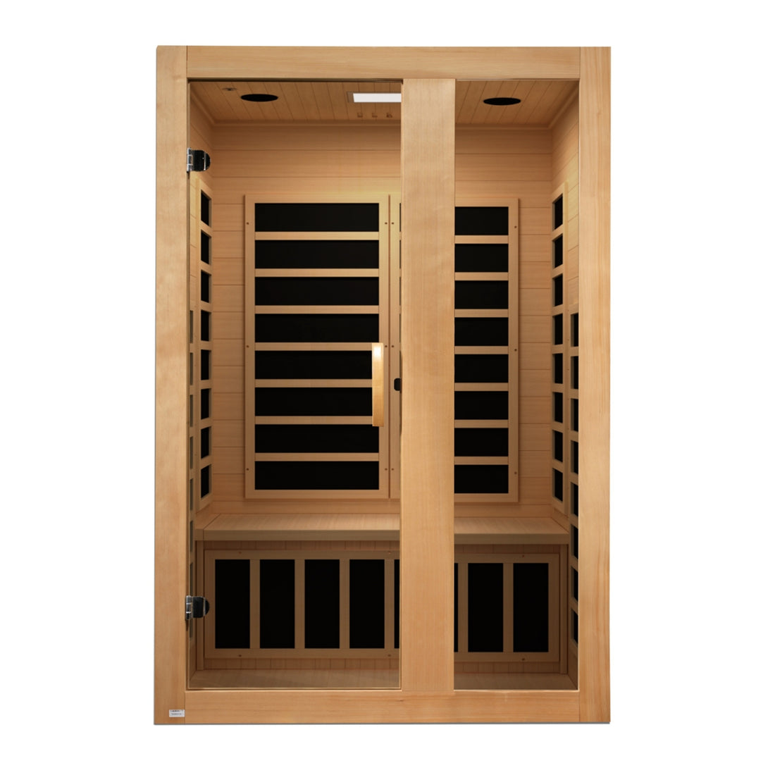 Dynamic Serena 2-Person Low EMF Far-Infrared Sauna - Canadian Hemlock