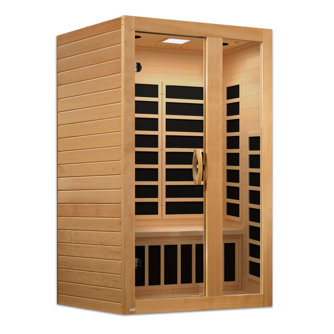 Dynamic Serena 2-Person Low EMF Sauna - Interior View