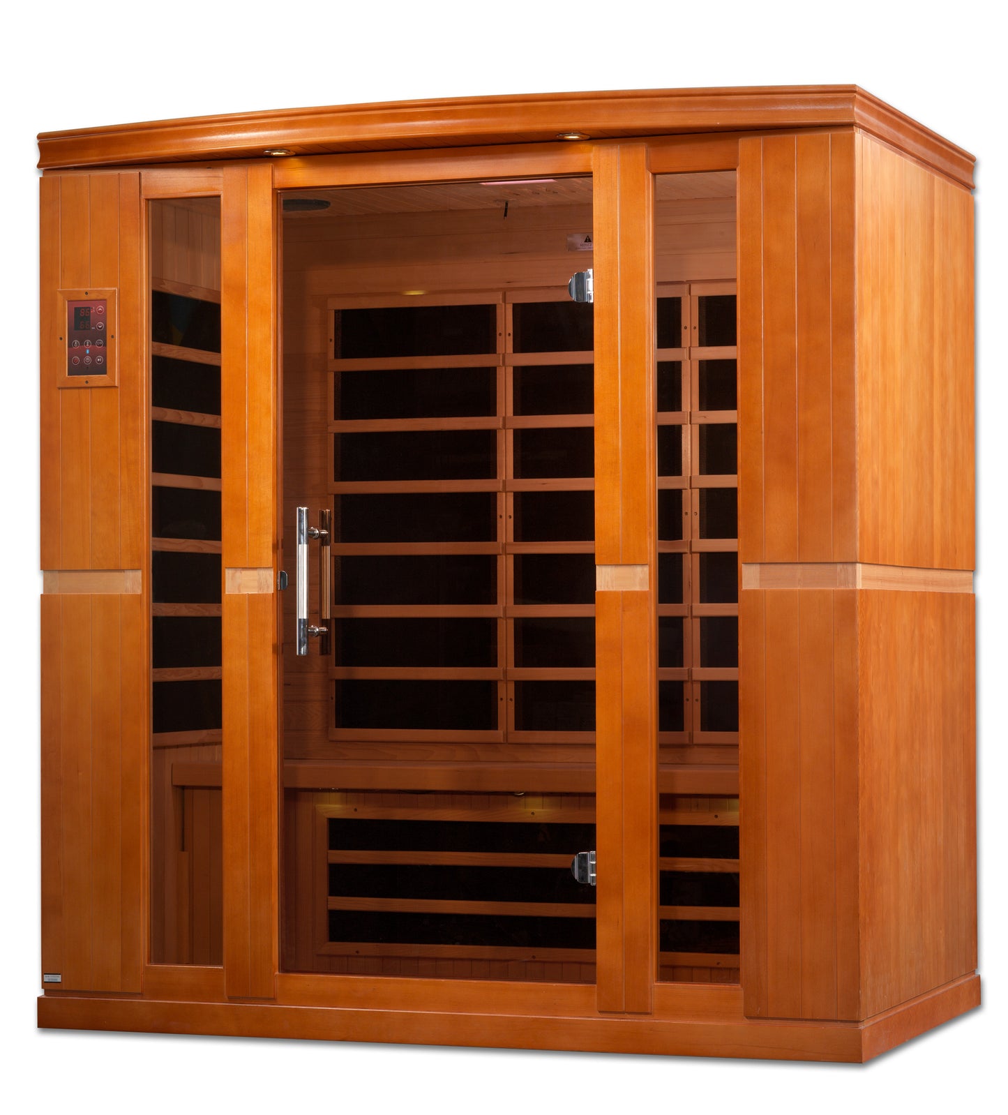 Dynamic Bergamo Elite 4-Person Ultra-Low EMF Far-Infrared Sauna, Canadian Hemlock