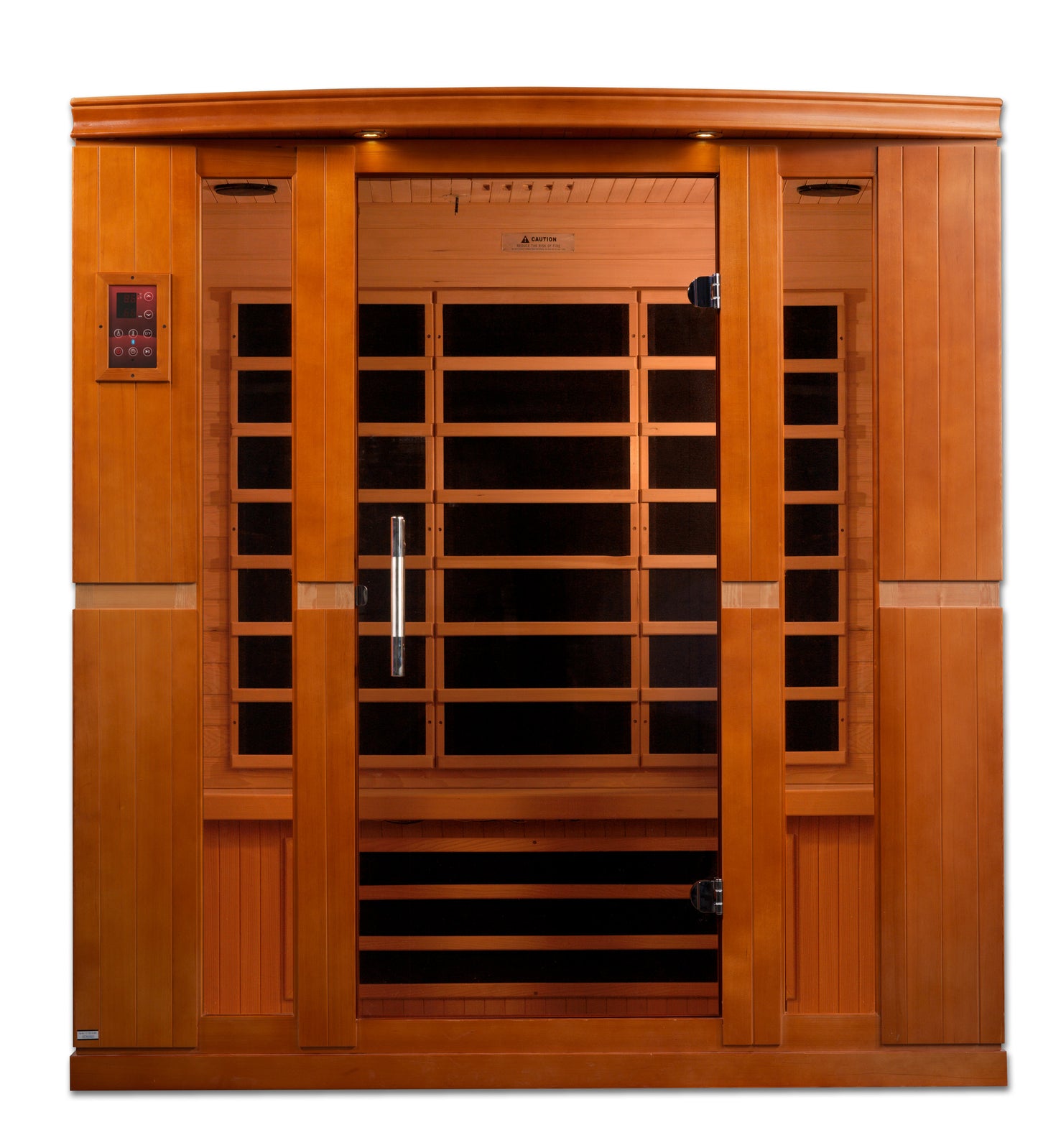 Dynamic Bergamo Elite 4-Person Ultra-Low EMF Far-Infrared Sauna, Canadian Hemlock