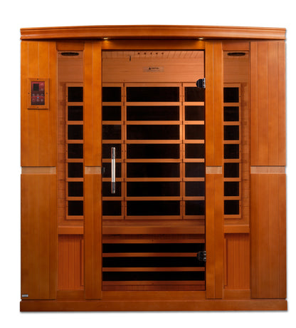 Dynamic Bergamo Elite 4-Person Ultra-Low EMF Far-Infrared Sauna, Canadian Hemlock
