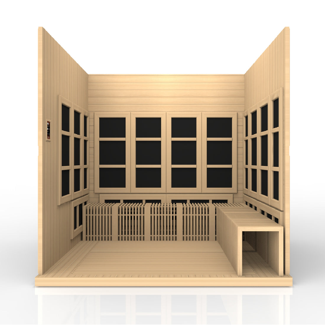 Golden Designs "Catalonia" 8-Person Near Zero EMF FAR Infrared Sauna