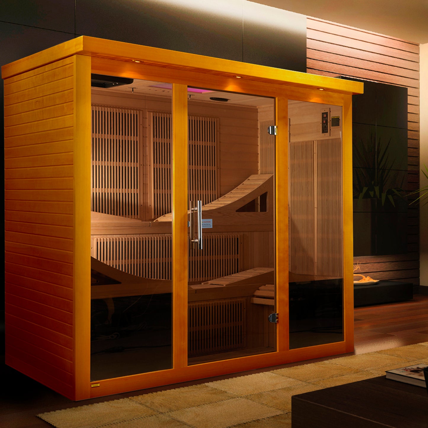 Dynamic "Monaco" 6-Person Near Zero EMF FAR Infrared Sauna
