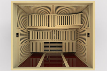 Dynamic "Monaco" 6-Person Near Zero EMF FAR Infrared Sauna