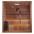 Golden Designs Kuusamo 6-Person Indoor Traditional Steam Sauna – Nordic Spruce