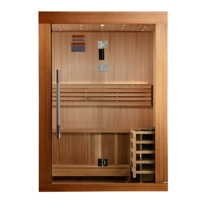 Golden Designs Sundsvall 2-Person Traditional Steam Sauna