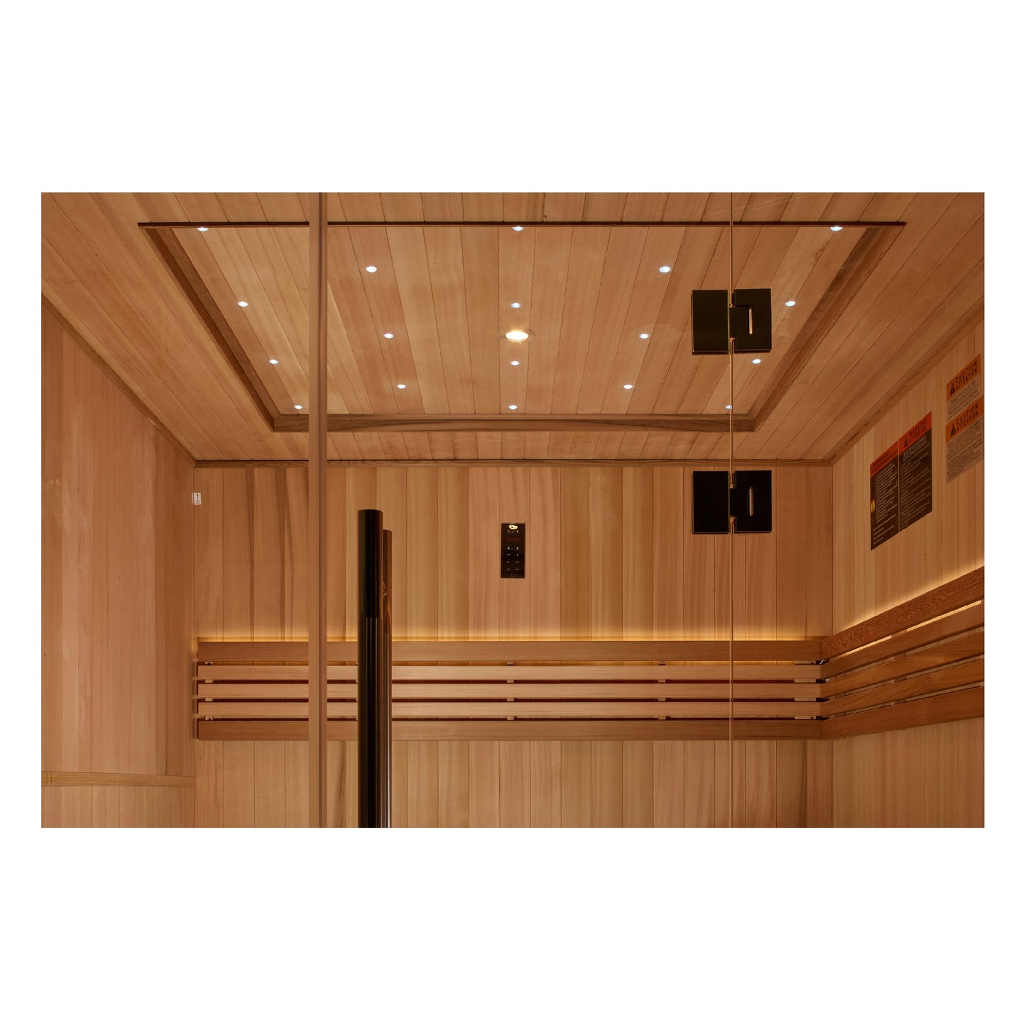 Golden Designs Osla Edition 6-Person Traditional Steam Sauna, Canadian Red Cedar