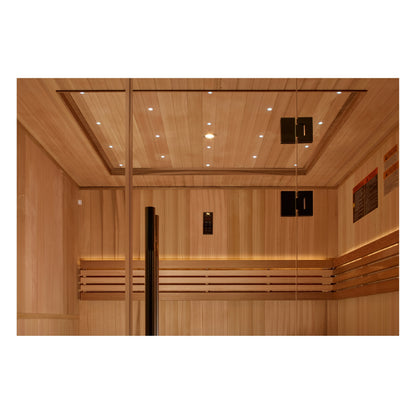 Golden Designs Osla Edition 6-Person Traditional Steam Sauna, Canadian Red Cedar
