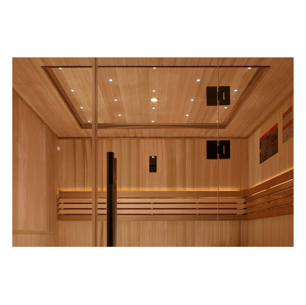 Golden Designs Osla Edition 6-Person Traditional Steam Sauna, Canadian Red Cedar