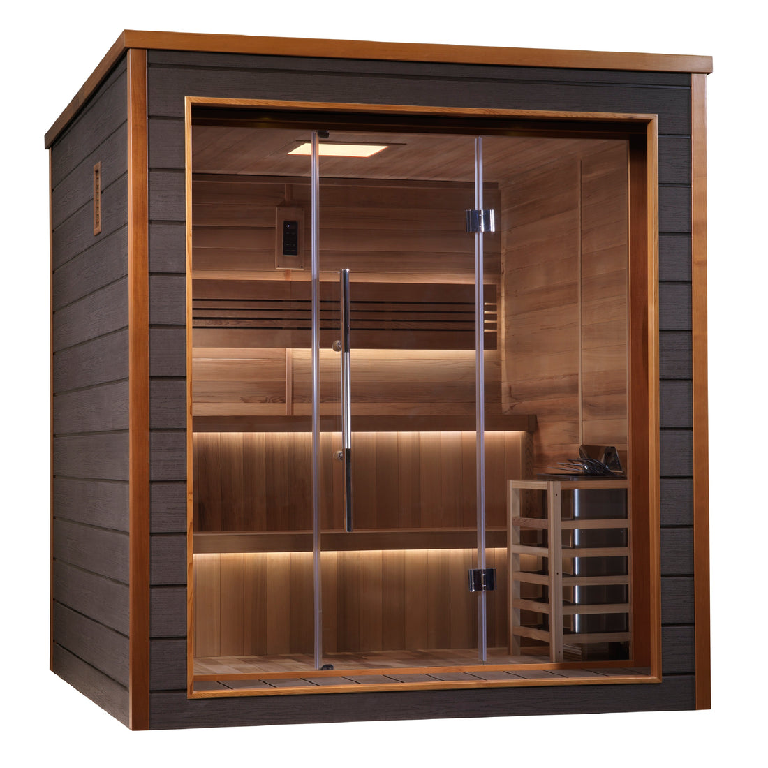 Golden Designs "Bergen" 6-Person Outdoor/Indoor Traditional Steam Sauna