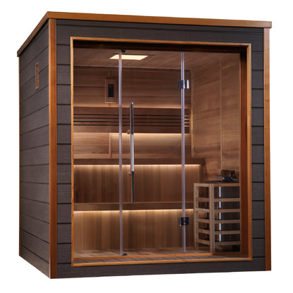 Golden Designs "Bergen" 6-Person Outdoor/Indoor Traditional Steam Sauna