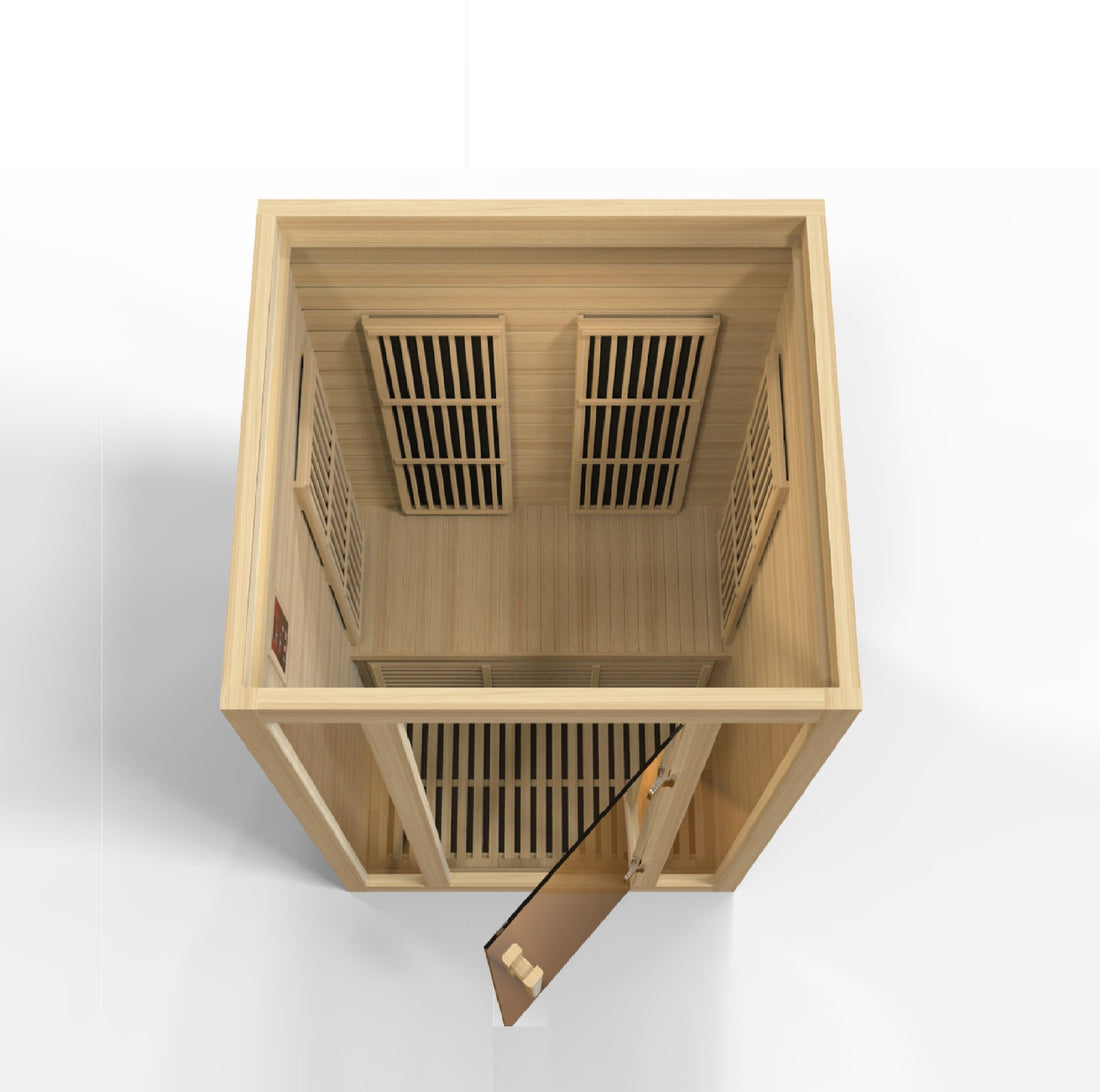 Maxxus Seattle 2-Person Far-Infrared Sauna, Canadian Hemlock