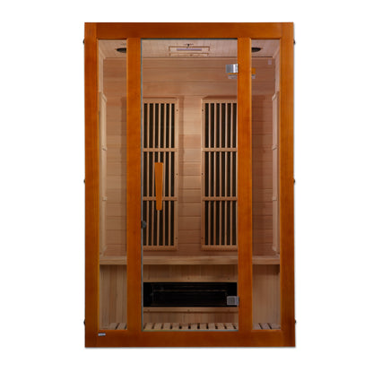 Maxxus Aspen 2-Person Far-Infrared Sauna, Canadian Hemlock