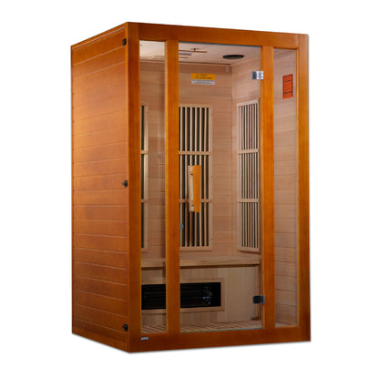 Maxxus Aspen 2-Person Far-Infrared Sauna, Canadian Hemlock